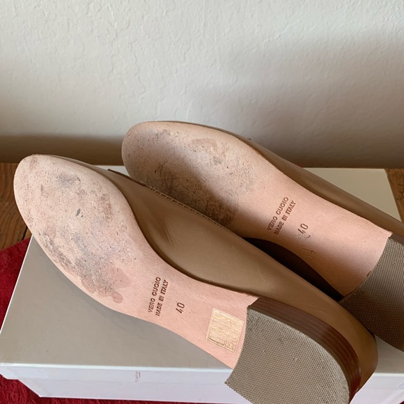 Bruschi, Italy, Leather and Patent Leather Penny Loafers - Italy 40, US 9.5 - Picture 5 of 8